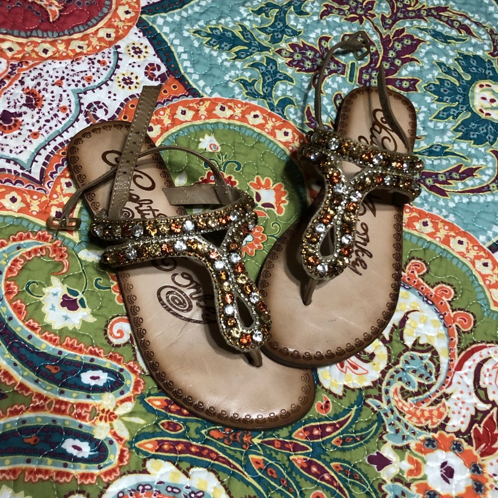 Naughty Monkey Jeweled Sandal